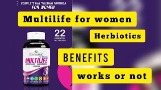 Revitalize With Herherbiotics The Ultimate Multilife For Women  Top Benefits Uses And Effects [upl. by Anson]