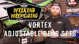 Vortex Adjustable Rearsets  Install and overview [upl. by Ahsenor]