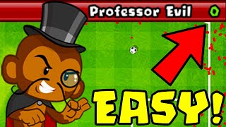 How to Beat The NEW Professor Evil Challenge in BTD Battles  Week 33 [upl. by Alda541]