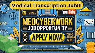 Land a Medical Transcription Job from Home [upl. by Eednyl]