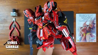 Sazabi “Ver Ka” Master Grade 1100  ASMR BUILD  Bandai [upl. by Gilletta453]