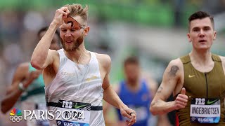 Rivals Kerr amp Ingebrigtsen duel in epic Bowerman Mile at Prefontaine Classic  NBC Sports [upl. by Sperry]