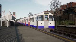 Bakerloo Line 1972 Stock Passing Harlesden For Stonebridge Park Depot [upl. by Venita545]