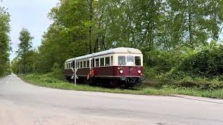 Triebwagen quotEsslingenquot von Stadthagen nach Rinteln am 27April 2024 [upl. by Hamlet]