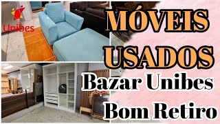 MÓVEIS USADOS  Bazar Unibes  Bom Retiro  Bazar Beneficente  sofás cadeiras camas colchões [upl. by Avle536]