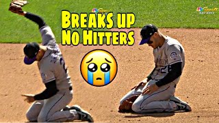 MLB  Breaks Up No Hitters [upl. by Juditha]