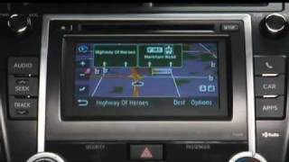 How to use navigation system  2012 Toyota Camry [upl. by Berkly]