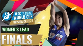 🔥IFSC Women Lead Final Innsbruck 2024🔥 [upl. by Ciccia74]