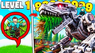 BECOMING A TREE EATING MONSTER IN ROBLOX MOWING SIMULATOR 🌳🌳 [upl. by Namaj]