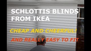 Fitting Ikea Schottis Blinds the cheapest blinds on the market [upl. by Lidah75]