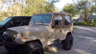 Jeep Wrangler Bestop Sail Cloth Replace a Top Review [upl. by Cobby774]