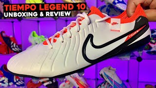 NIKE Tiempo Legend 10 Elite  UNBOXING amp REVIEW [upl. by Nyltac]