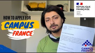 CAMPUS FRANCE  DOCUMENTS  FEES  INTERVIEW  CAMPUS FRANCE NOC [upl. by Airel736]