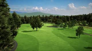 Taiheiyo Club Gotemba Course  Hole 6 TrackMan Virtual Indoor Golf Preview [upl. by Sanfred]