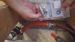 How to Install a crimp style PEX Shutoff valve [upl. by Gideon34]