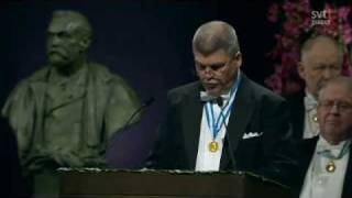 Per Delsing på Nobelprisutdelningen 2010 [upl. by Retsevlys]