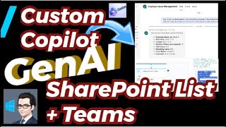 Copilot Tutorial Custom Copilot with SharePoint Online List Data for Create Generative AI Answers [upl. by Hainahpez]