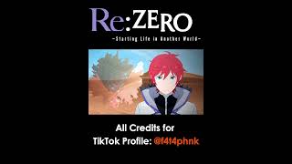 COME ON REINHARD ⚔️  REZERO EDIT rezero anime shorts natsukisubaru rezeroedit [upl. by Ellertal659]