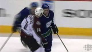 Ian Laperriere vs Rick Rypien Dec 2 2006 [upl. by Minta971]