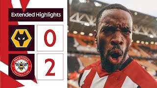 Wolverhampton Wanderers 02 Brentford  Extended Premier League Highlights [upl. by Korenblat179]