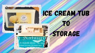 Ice Cream tub to Page storage [upl. by Atnicaj944]