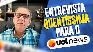 ENTREVISTA QUENTÍSSIMA PARA O UOL NEWS [upl. by Eillen]