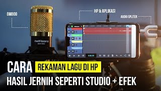 Cara Rekaman Lagu di HP Hasil Jernih Seperti STUDIO dan bisa PER TRACK [upl. by Iolande718]