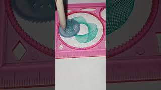 Spirograph drawing 🎭 spirograph drawing satisfying shorts plz subscribe 🙏🏼 [upl. by Htnnek563]