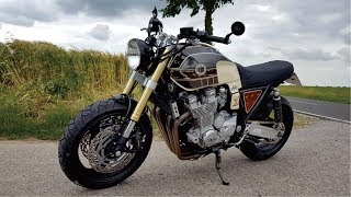 YAMAHA XJR 1300 Street Scrambler Projekt Name Cupcake by Stefan Becker  Rock n Roll Cycles [upl. by Anirazc]