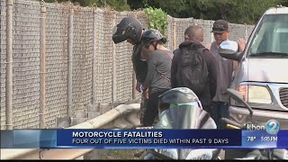 Rash of deadly crashes involving motorcycles sparks concern [upl. by Yrroc]