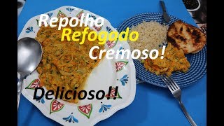 REPOLHO REFOGADO CREMOSO Rápido Fácil Saudável e Delicioso [upl. by Baldwin]