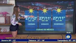 Yanet García  Weather  Clima 11042019 [upl. by Morry]