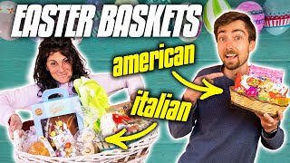 An Italian Tries Her First EASTER BASKET [upl. by Gignac]