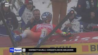 Sci Alpino ad Adelboden vince Odermatt De Aliprandini ottavo [upl. by Map793]