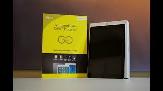 How to install screen protector on your 102 iPad JETech [upl. by Sivatnod303]