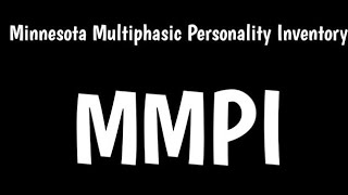 Minnesota Multiphasic Personality Inventory SCORING AND INTERPRETATIONpsychology lecturesviral [upl. by Aytnahs71]