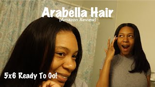 Trying Amazon’s quotArabella Hairquot Ready To Wear Glueless Wig [upl. by Ahsahtan755]