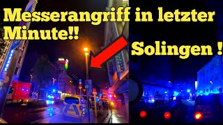 BREAKING NEWS Knife attack during a festival in Solingen Germany Messerangriff in Solingen [upl. by Anauqal]