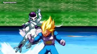 Vegeta Vs Frieza What if Sprite animation fandub animated by Huyourinjutsu [upl. by Brunelle706]