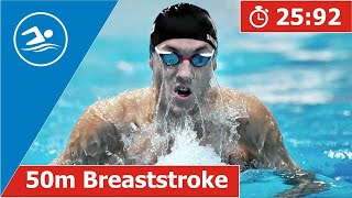 How to Swim 50m Breaststroke in 25 seconds  Ilya Shymanovich [upl. by Niven]