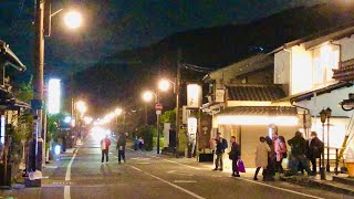 2024年11月10日月 夜の京都嵐山🌃Kyoto Arashiyama in the evening [upl. by Lidaa90]