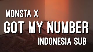 MONSTA X  GOT MY NUMBER INDO SUB [upl. by Nyleikcaj547]