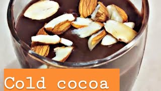 Easy Cold coco recipeQuick Cold cocoa Thick chocolate milkshake Coco milkshake Easy milkshake [upl. by Sidnarb772]