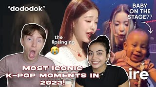 The Most Iconic Kpop Moments in 2023  Reaction  Most Iconic Year Yet [upl. by Dyer705]