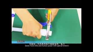 BUENO Technology FITONE PFA Fitting Flare type Assembly Method [upl. by Sualokcin132]