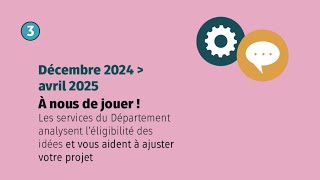 Les 6 étapes de la 4e édition du Budget Participatif Citoyen des Landes 20242025 [upl. by Naro]