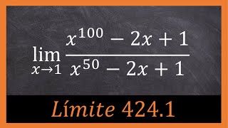 Límite algebraico EJERCICIO RESUELTO  Ejercicio 4241 DEMIDOVICH [upl. by Jedd]