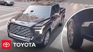 2022 Tundra Overview  Tundra Capstone Engine Power amp More  Toyota [upl. by Kciredes]