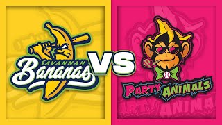 Savannah Bananas vs Party Animals in Savannah Georgia [upl. by Steffi310]