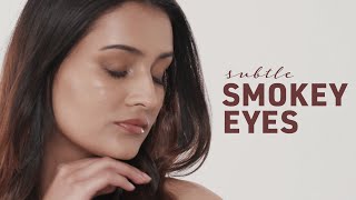 Soft Brown Smokey Eyes  Subtle Party Makeup Tutorial [upl. by Lucky]